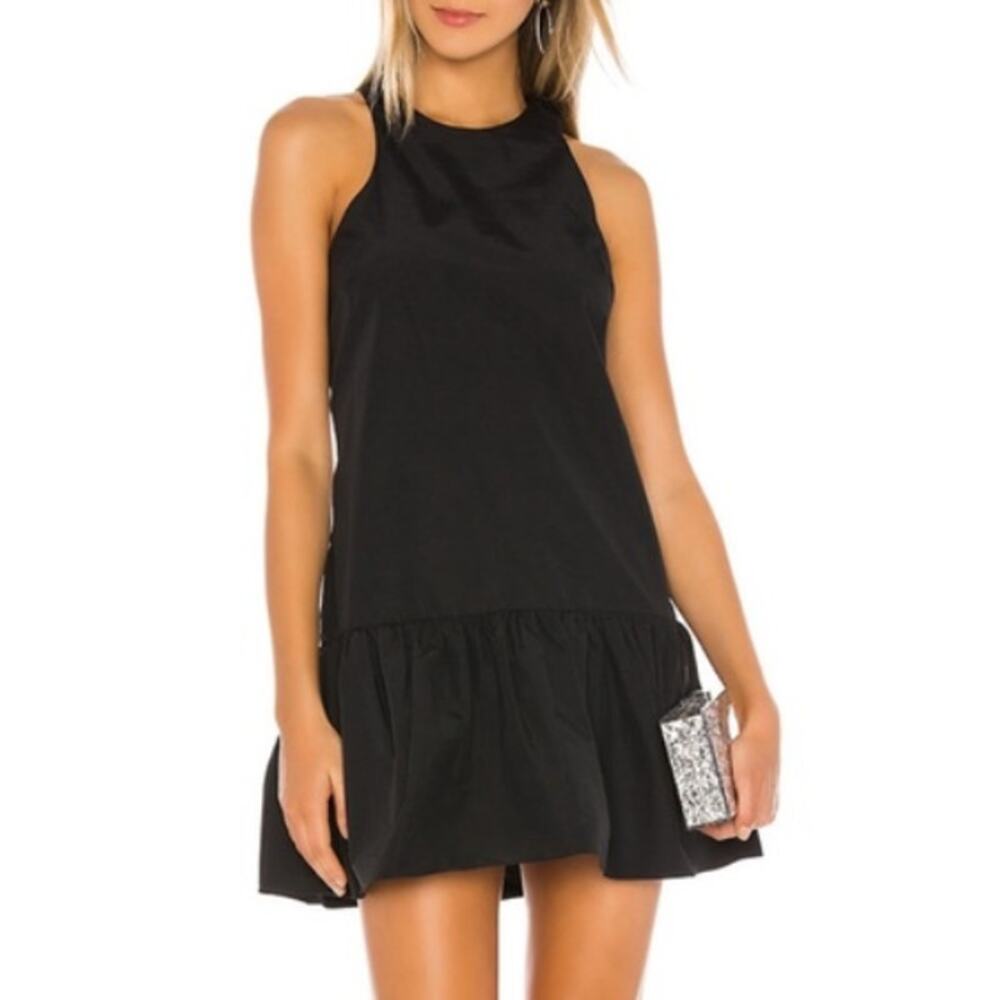 Amanda Uprichard Black Alejandro Mini Dress Size Small